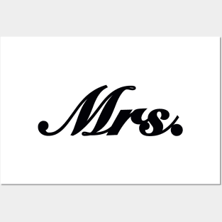 Mrs mistress for wife wifey Posters and Art